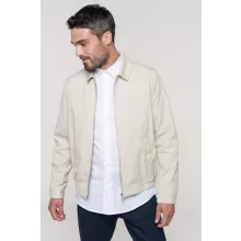 Férfi kabát Kariban KA623 Harrington Blouson Jacket -3XL, Beige
