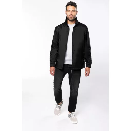 Uniszex széldzseki Kariban KA632 Eagle Ii - Lined Windbreaker -2XL, Black