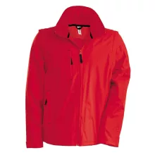 Uniszex kabát Kariban KA639 Score - Detachable-Sleeved Blouson Jacket -S, Red/Black