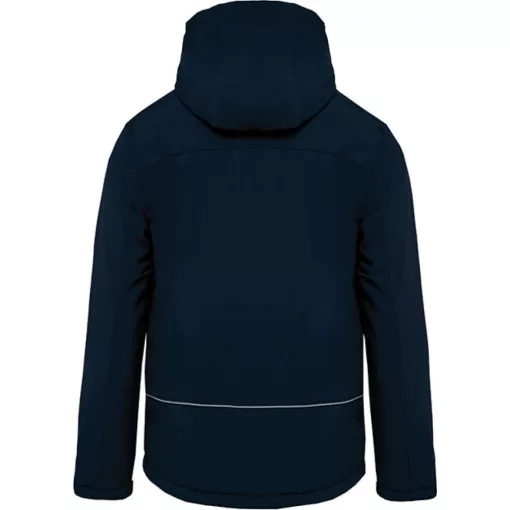Férfi Softshell Kariban KA650 Men S Hooded Softshell Lined parka -3XL, Navy