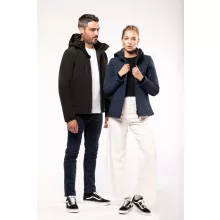 Női Kariban KA651 Ladies’ Hooded Softshell Lined parka -XL, Navy