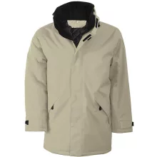 Uniszex kabát Kariban KA677 Quilted parka -S, Beige