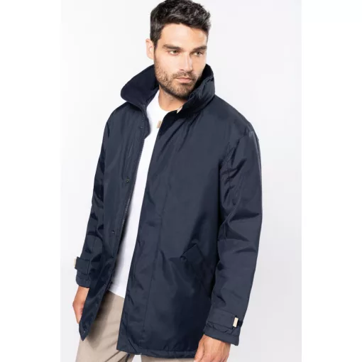 Uniszex kabát Kariban KA677 Quilted parka -3XL, Chocolate