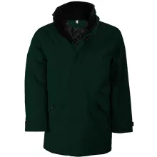 Uniszex kabát Kariban KA677 Quilted parka -M, Forest Green