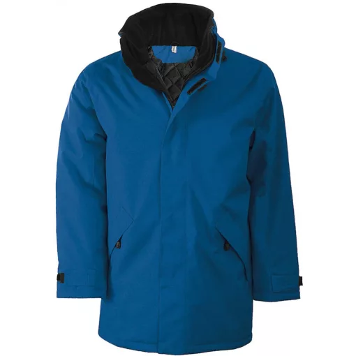Uniszex kabát Kariban KA677 Quilted parka -3XL, Light Royal Blue