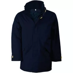 Uniszex kabát Kariban KA677 Quilted parka -XL, Navy