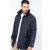 Uniszex kabát Kariban KA677 Quilted parka -XL, Navy