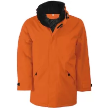 Uniszex kabát Kariban KA677 Quilted parka -S, Orange