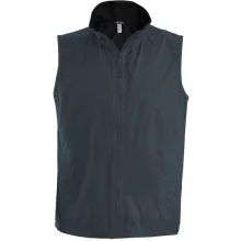 Uniszex mellény Kariban KA679 Record - Fleece Lined Bodywarmer -2XL, Dark Grey/Black
