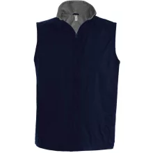 Uniszex mellény Kariban KA679 Record - Fleece Lined Bodywarmer -L, Navy/Grey
