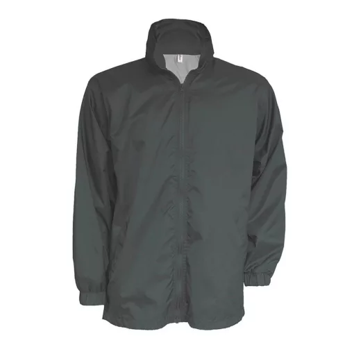 Férfi széldzseki Kariban KA687 Eagle - Lined Windbreaker -S, Dark Grey