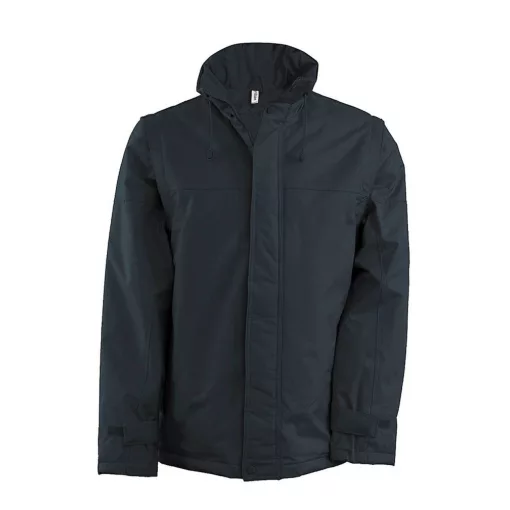 Férfi kabát Kariban KA693 Factory - Detachable Sleeved Blouson Jacket -2XL, Dark Grey