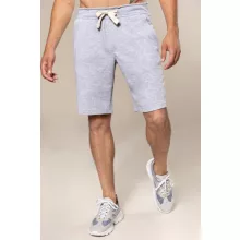 Uniszex rövid nadrág Kariban KA710 French Terry Bermuda Shorts -S, Black