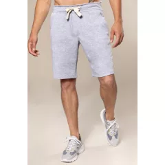   Uniszex rövid nadrág Kariban KA710 French Terry Bermuda Shorts -S, Black