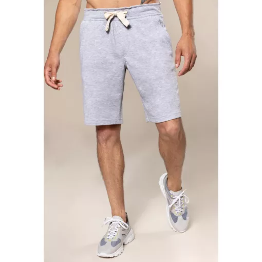 Uniszex rövid nadrág Kariban KA710 French Terry Bermuda Shorts -S, Black