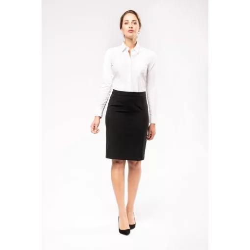Női Kariban KA732 pencil Skirt -34, Anthracite Heather