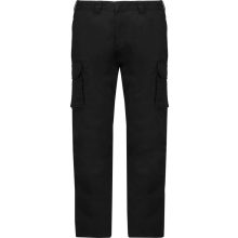 Férfi nadrág Kariban KA744 Men S Multipocket Trousers -42, Black