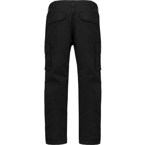 Férfi nadrág Kariban KA744 Men S Multipocket Trousers -42, Black