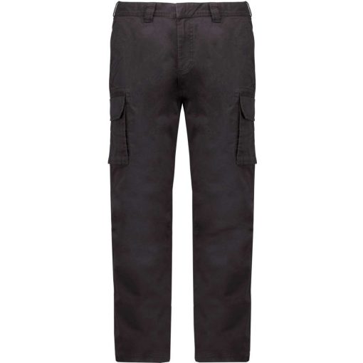 Férfi nadrág Kariban KA744 Men S Multipocket Trousers -48, Dark Grey