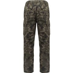 Férfi nadrág Kariban KA744 Men S Multipocket Trousers -48, Olive Camouflage