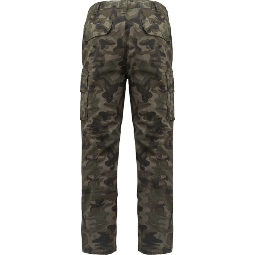 Férfi nadrág Kariban KA744 Men S Multipocket Trousers -48, Olive Camouflage