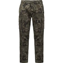 Férfi nadrág Kariban KA744 Men S Multipocket Trousers -48, Olive Camouflage
