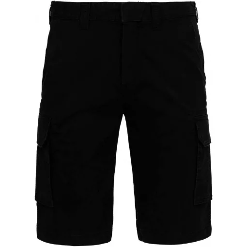 Férfi rövid nadrág Kariban KA754 Men S Multipocket Bermuda Shorts -38, Black