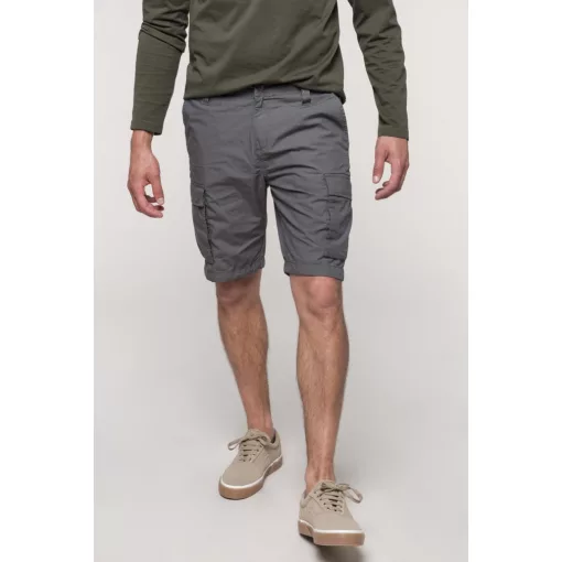 Férfi rövid nadrág Kariban KA755 Men S Lightweight Multipocket Bermuda Shorts -44, Bei
