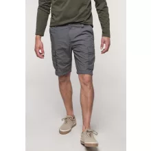 Férfi rövid nadrág Kariban KA755 Men S Lightweight Multipocket Bermuda Shorts -50, Bei