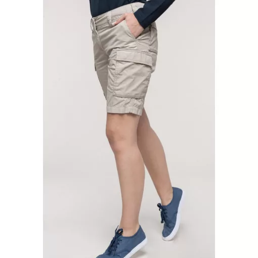 Női rövid nadrág Kariban KA756 Ladies Lightweight Multipocket Bermuda Shorts -40, Ligh