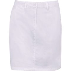 Női nadrág Kariban KA762 Chino Skirt -48, Washed White