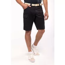 Férfi rövid nadrág Kariban KA766 Multipocket Bermuda Shorts -48, Beige