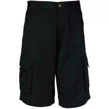 Férfi rövid nadrág Kariban KA777 Multi pocket Shorts -40, Black