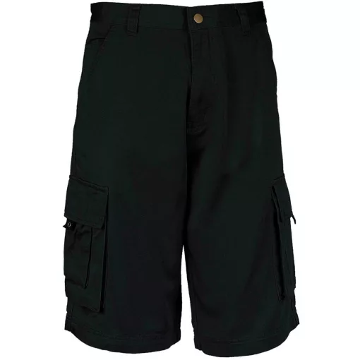 Férfi rövid nadrág Kariban KA777 Multi pocket Shorts -40, Black
