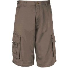   Férfi rövid nadrág Kariban KA777 Multi pocket Shorts -40, Light Mastic