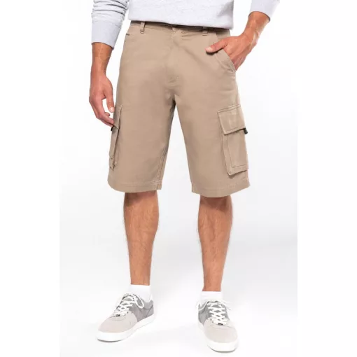Férfi rövid nadrág Kariban KA777 Multi pocket Shorts -46, Navy