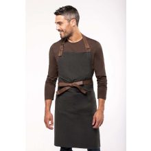 Kötény Kariban KA8003 vintage Cotton Apron -Egy méret, Vintage Charcoal