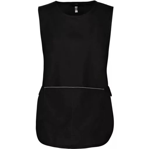 Női Kariban KA822 Ladies Tunic -2XL/3XL, Black