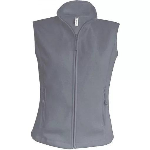 Női Kariban KA906 Melodie - Ladies Micro Fleece Gilet -3XL, Convoy Grey