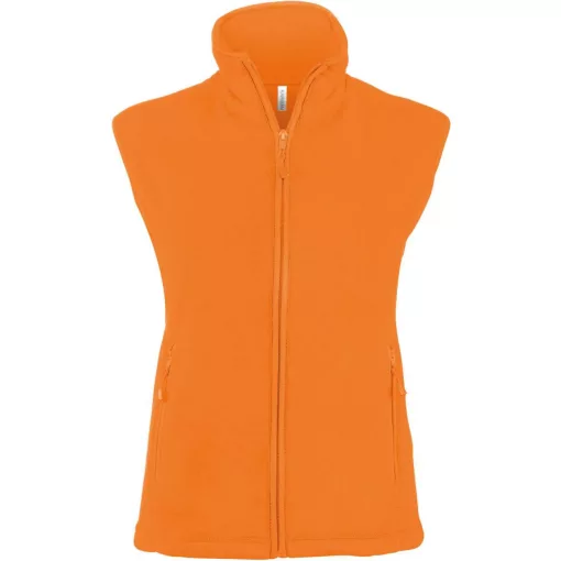 Női Kariban KA906 Melodie - Ladies Micro Fleece Gilet -L, Orange