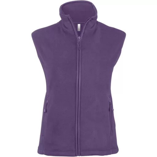 Női Kariban KA906 Melodie - Ladies Micro Fleece Gilet -S, Purple