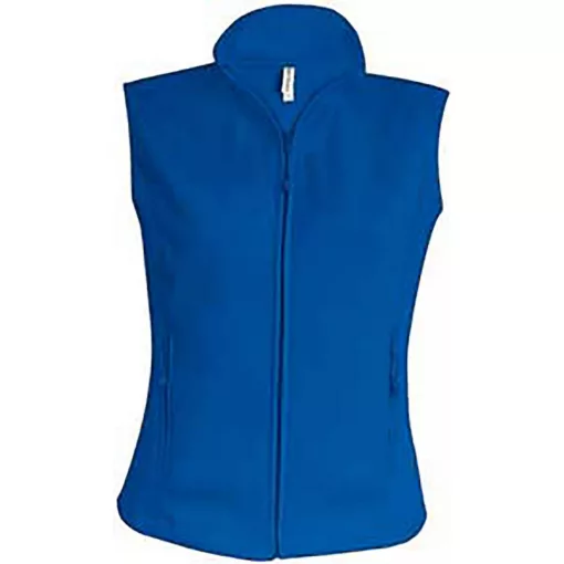 Női Kariban KA906 Melodie - Ladies Micro Fleece Gilet -L, Royal Blue