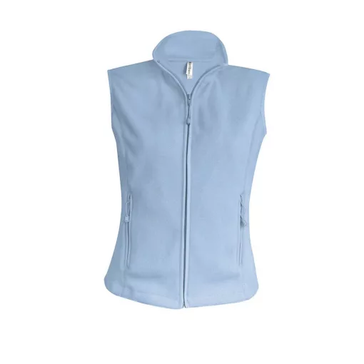 Női Kariban KA906 Melodie - Ladies Micro Fleece Gilet -M, Sky Blue