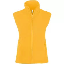 Női Kariban KA906 Melodie - Ladies Micro Fleece Gilet -M, Yellow