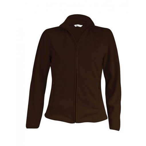 Női kabát Kariban KA907 Maureen - Ladies Full Zip Microfleece Jacket -3XL, Chocolate
