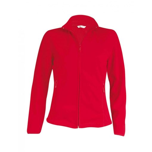 Női kabát Kariban KA907 Maureen - Ladies Full Zip Microfleece Jacket -2XL, Red