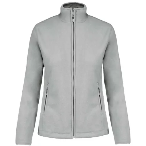 Női kabát Kariban KA907 Maureen - Ladies Full Zip Microfleece Jacket -S, Snow Grey