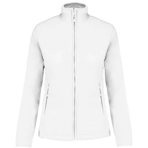 Női kabát Kariban KA907 Maureen - Ladies Full Zip Microfleece Jacket -M, White