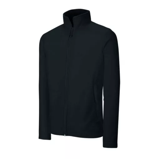 Uniszex kabát Kariban KA9102 Full Zip Microfleece Jacket -XL, Black