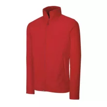 Uniszex kabát Kariban KA9102 Full Zip Microfleece Jacket -XL, Red